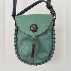 Chala turquoise mini crossbody bag